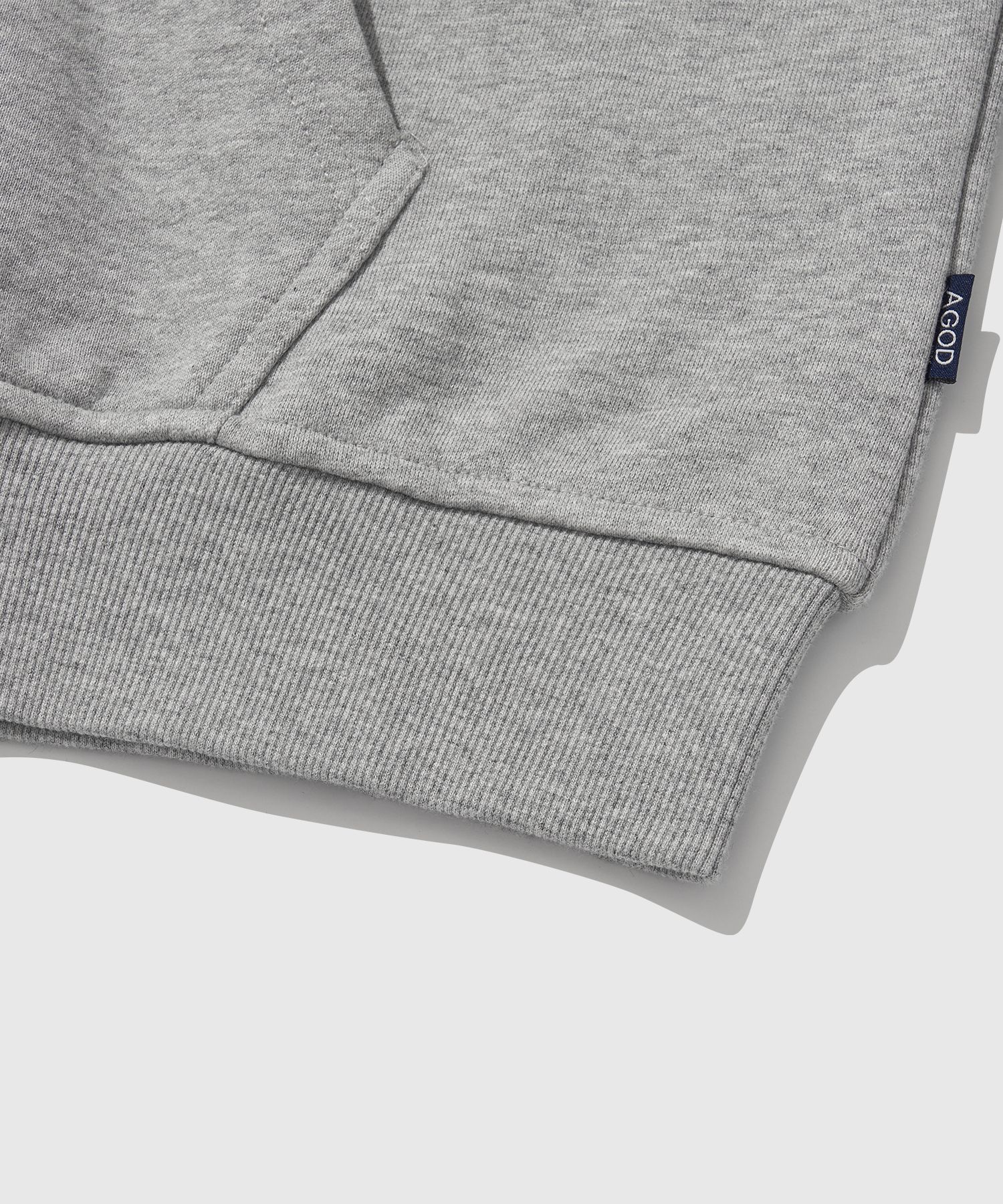 MUSINSA | AGOD 1_WAY Sweat Hooded Zip-up [Gray]