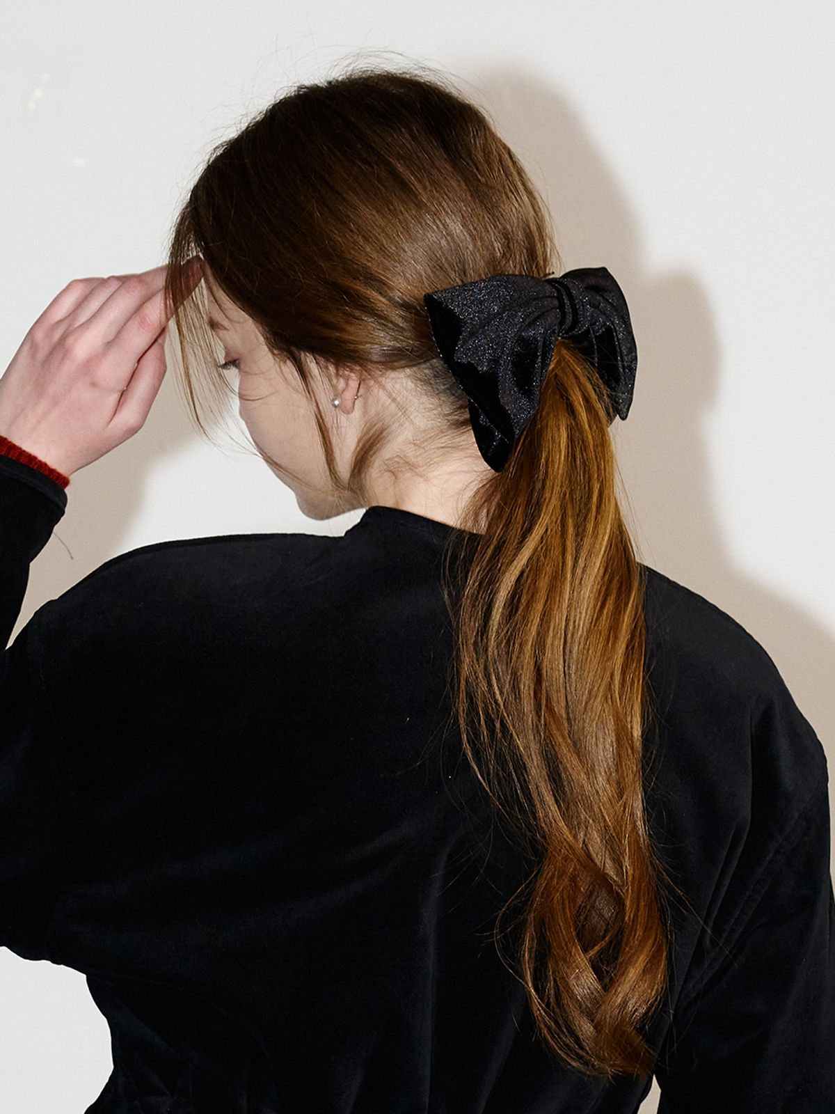 로트르드민(LAUTREDE MIN) Velvet Ribbon Hairpin