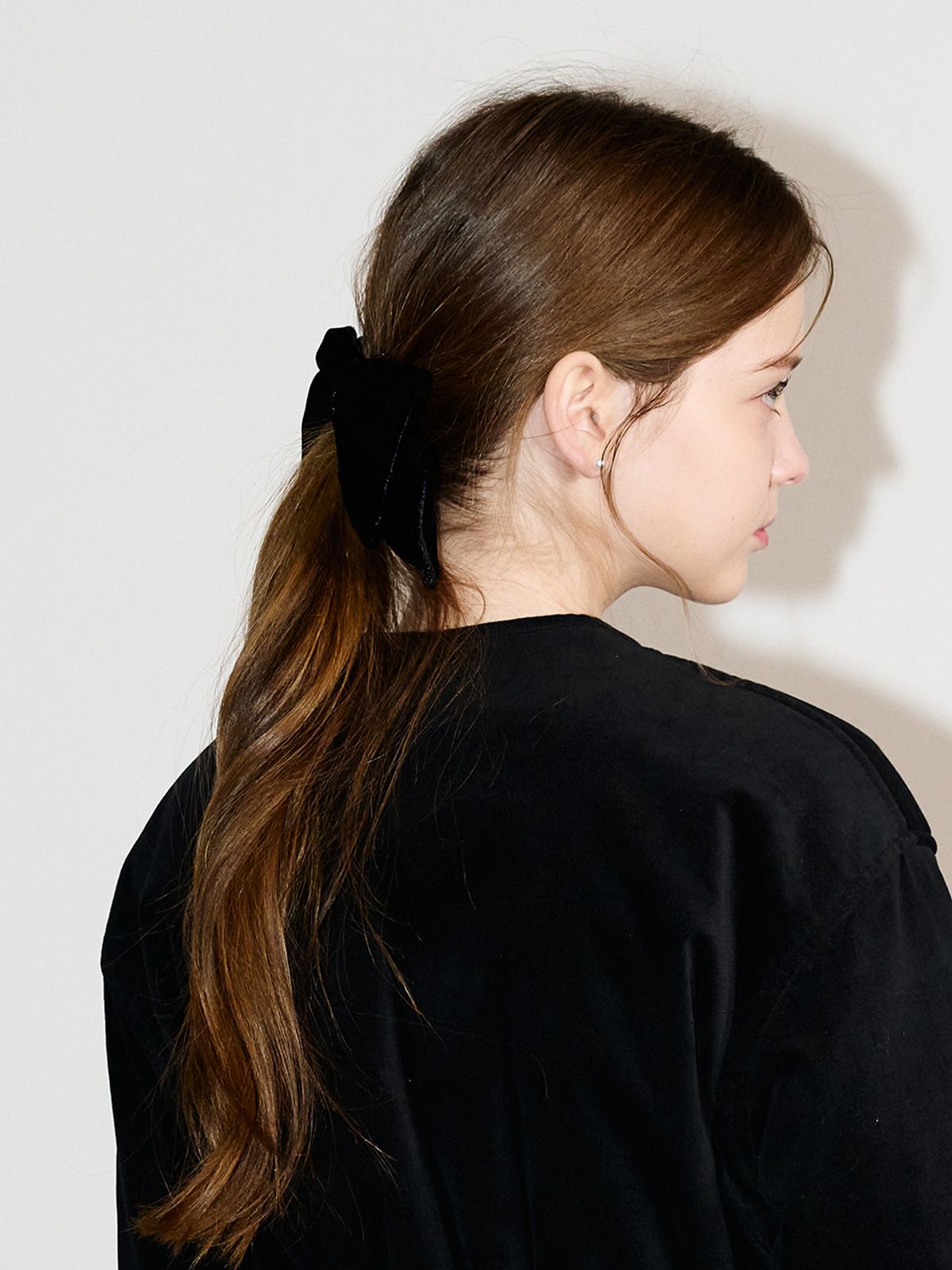 로트르드민(LAUTREDE MIN) Velvet Ribbon Hairpin