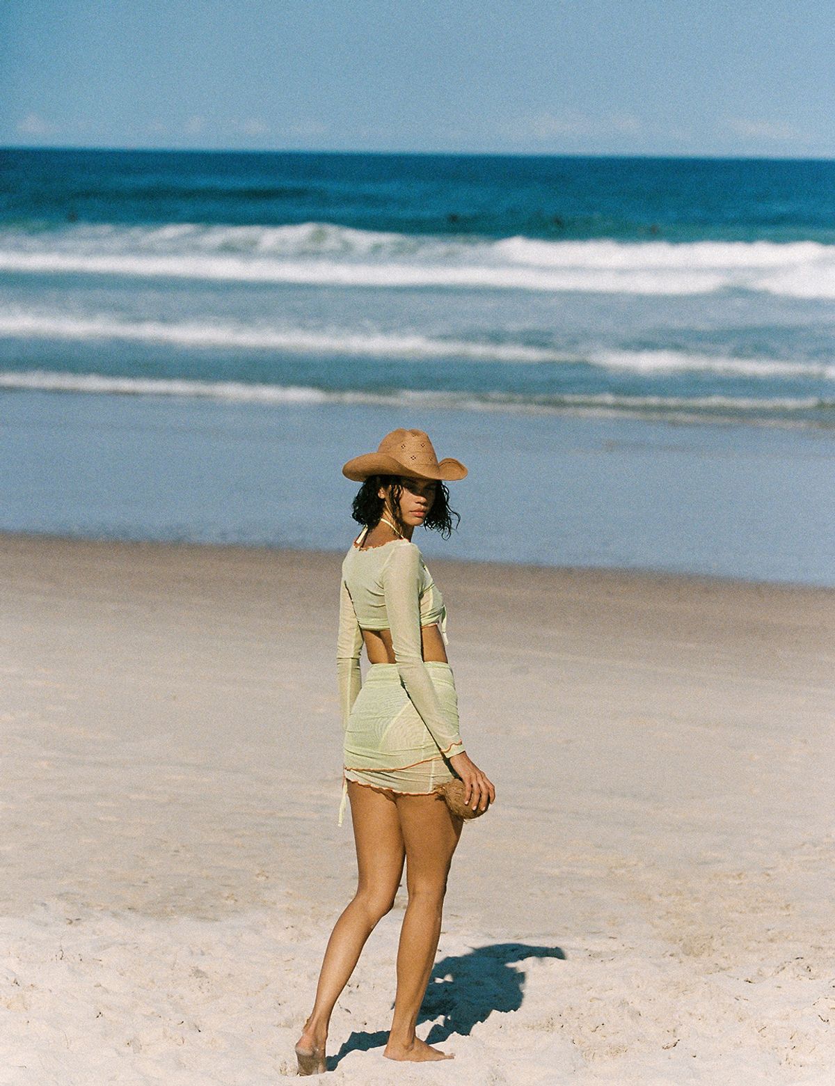 써피(SURFEA) AMOUR SKIRT_GREEN