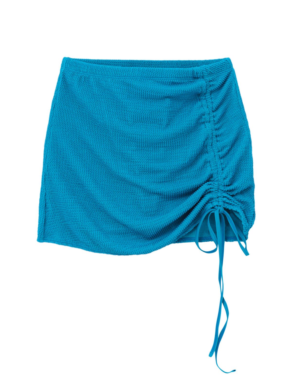 써피(SURFEA) ALMA COVER-UP SKIRT_TEAL BLUE