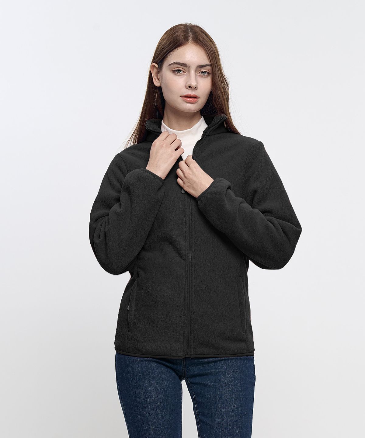 이지바이(EZBUY) 윈터블러썸 여성 융털기모 플리스 자켓 8 Colors