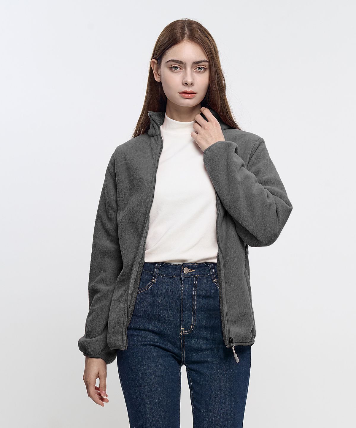 이지바이(EZBUY) 윈터블러썸 여성 융털기모 플리스 자켓 8 Colors