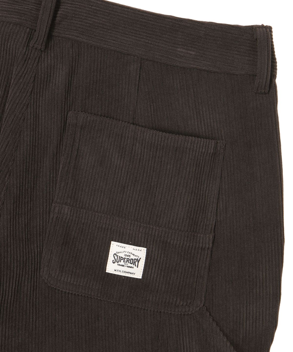 슈퍼드라이(SUPERDRY) 코듀로이 스트레이트 카펜터 팬츠 브라운