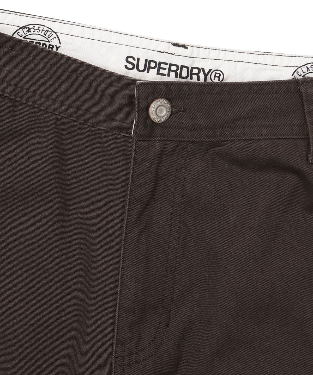 슈퍼드라이(SUPERDRY) 코듀로이 믹스 스트레이트 카펜터 팬츠 브라운