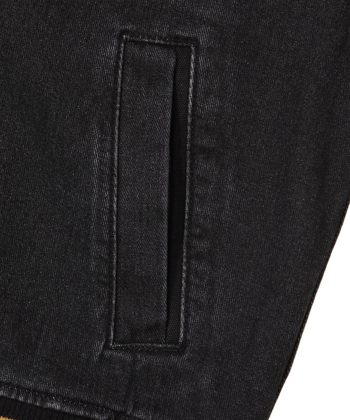 슈퍼드라이(SUPERDRY) 타이거 베이스볼 데님 자켓 블랙