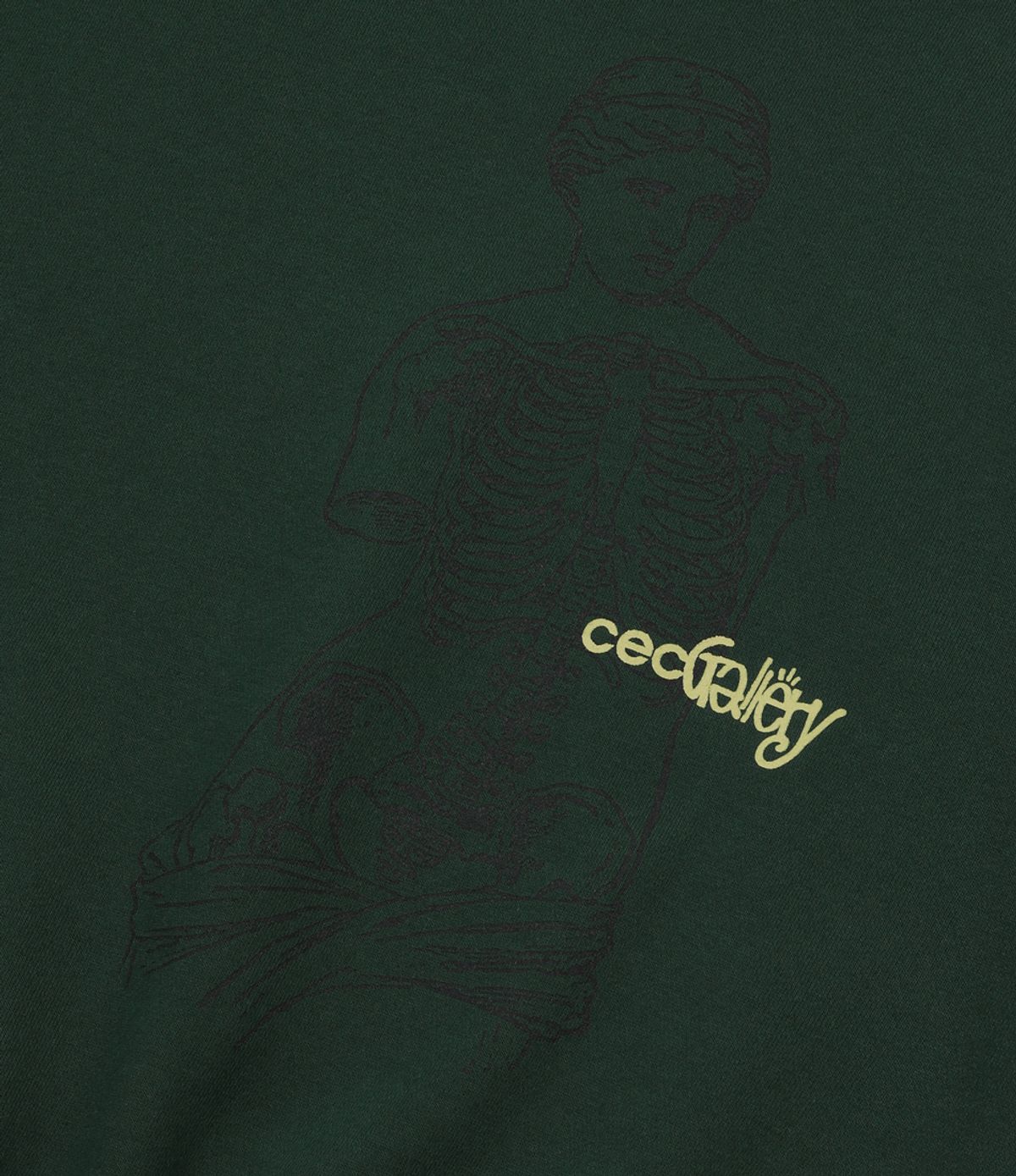 챈스챈스(CHANCECHANCE) CEC GALLERY GRAPHIC SWEATSHIRT(GREEN/기모)