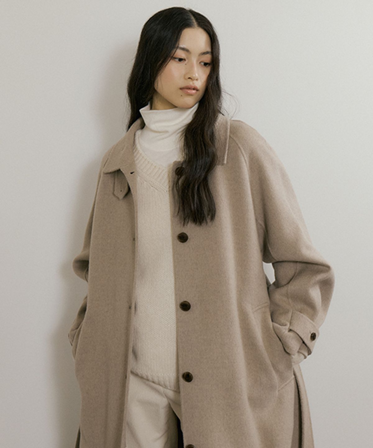 링서울(LINGSEOUL) angora turtleneck top-cream