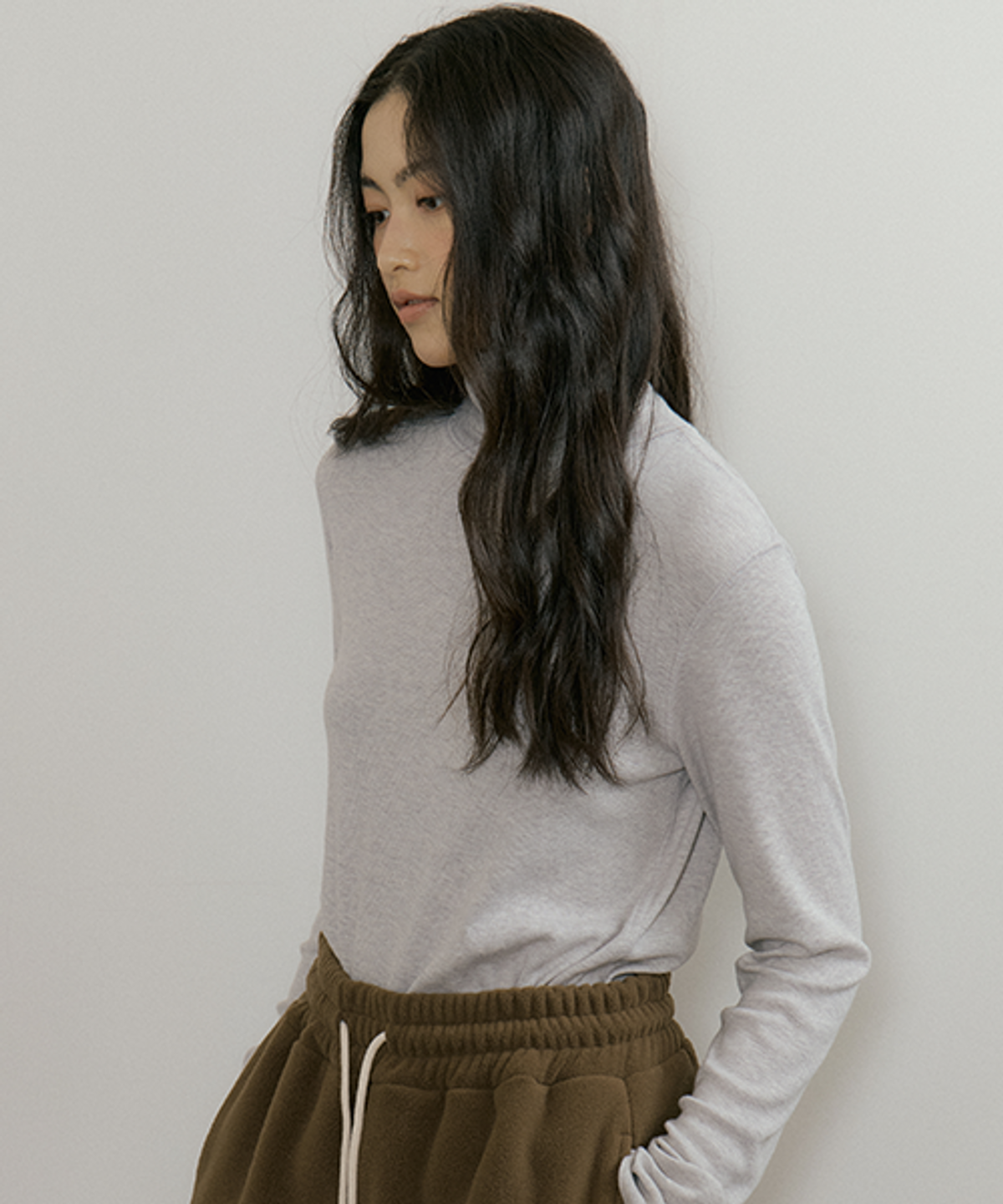 링서울(LINGSEOUL) angora turtleneck top-melange