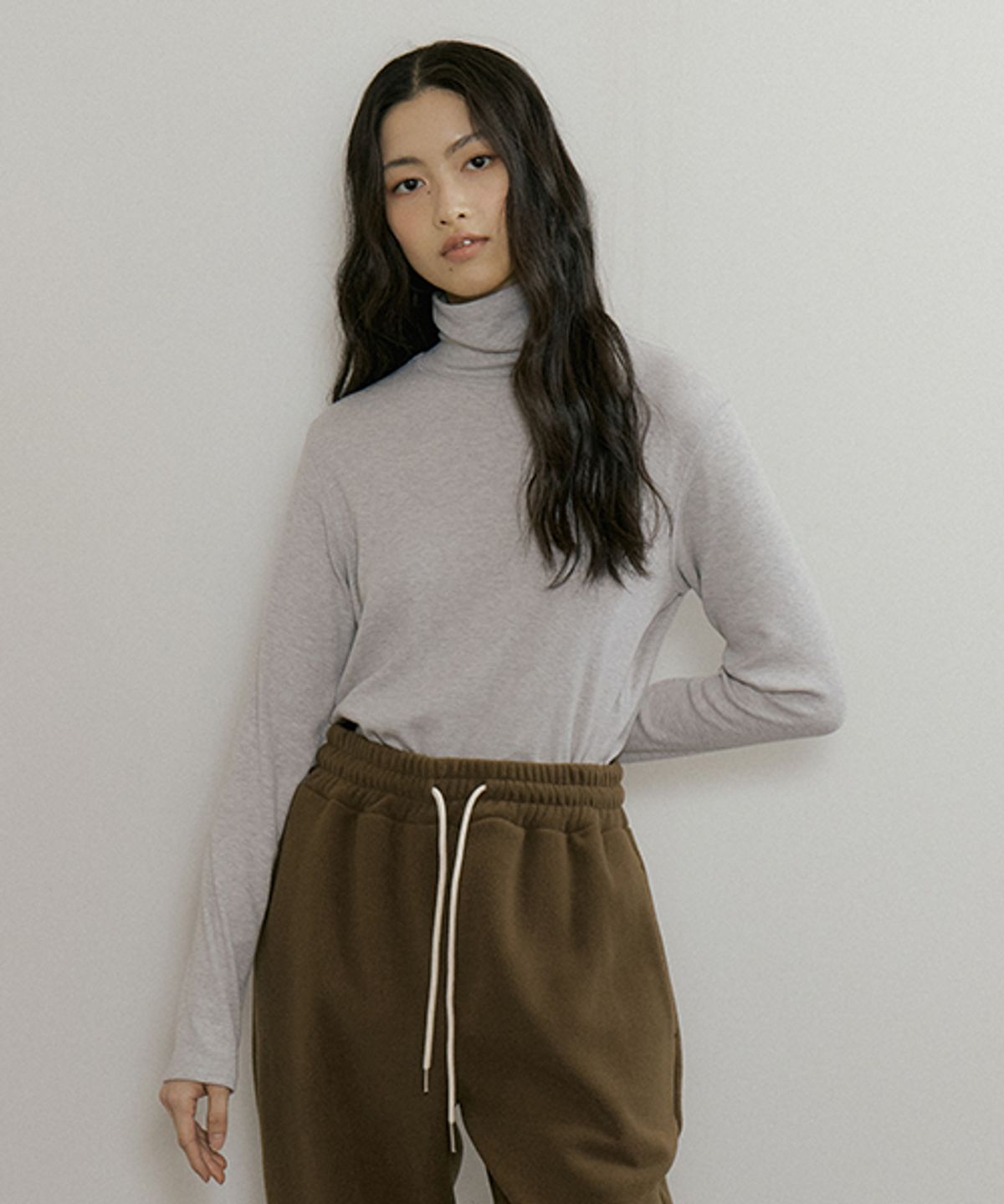 링서울(LINGSEOUL) angora turtleneck top-melange