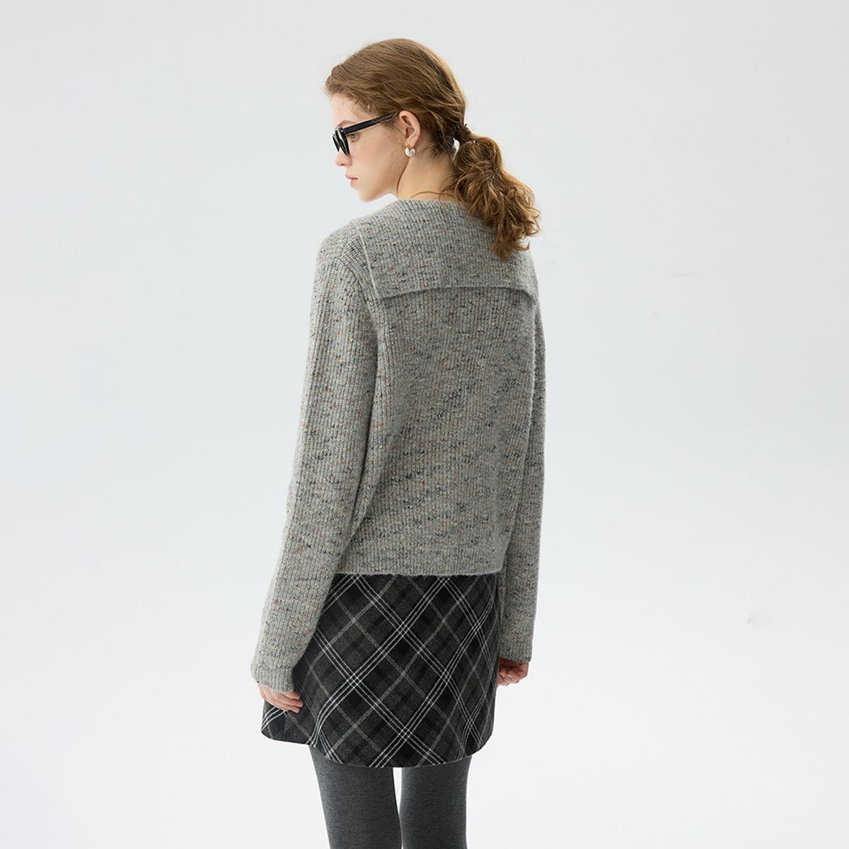 웬스데이딜라잇(WEDNESDAY DELIGHT) WD_Sailor collar pocket cardigan_2color