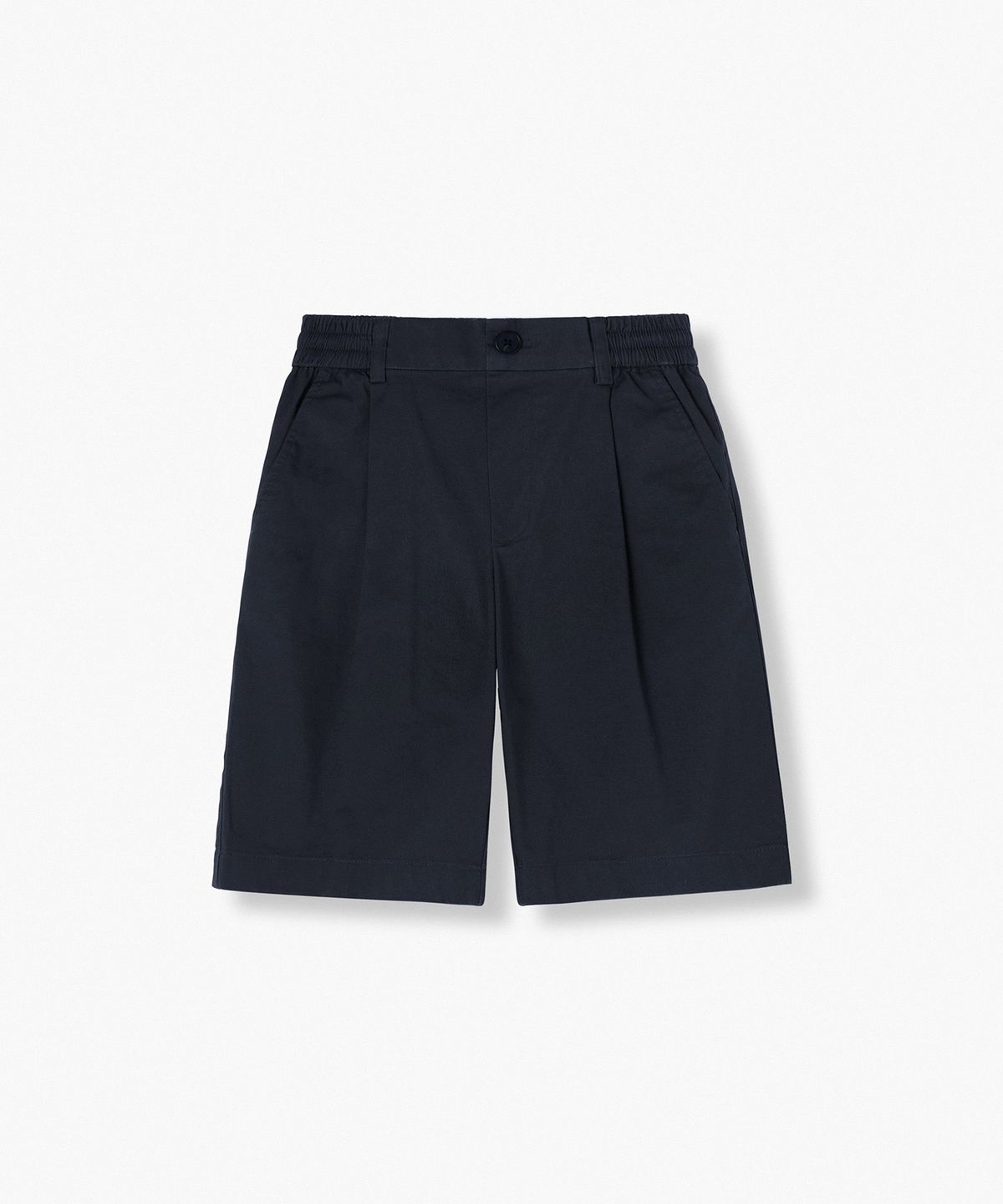 무신사 스탠다드 키즈(MUSINSA STANDARD KIDS) 와이드 치노 쇼츠 [네이비]