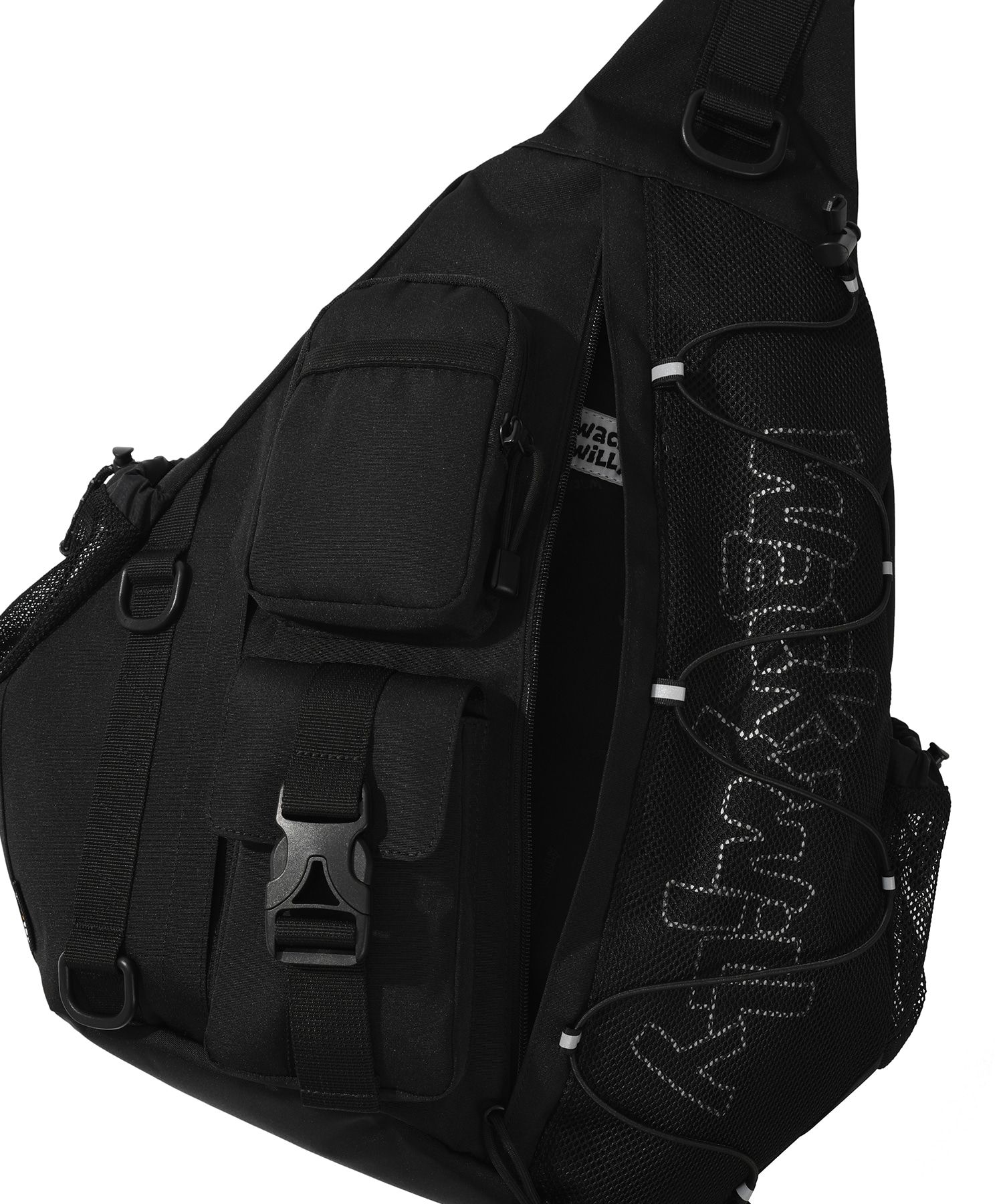 ショルダーバッグ WACKY WILLY Mesh String Utility Bag MUSINSA | WACKY WILLY [25SS] Mesh String Utility Bag Black