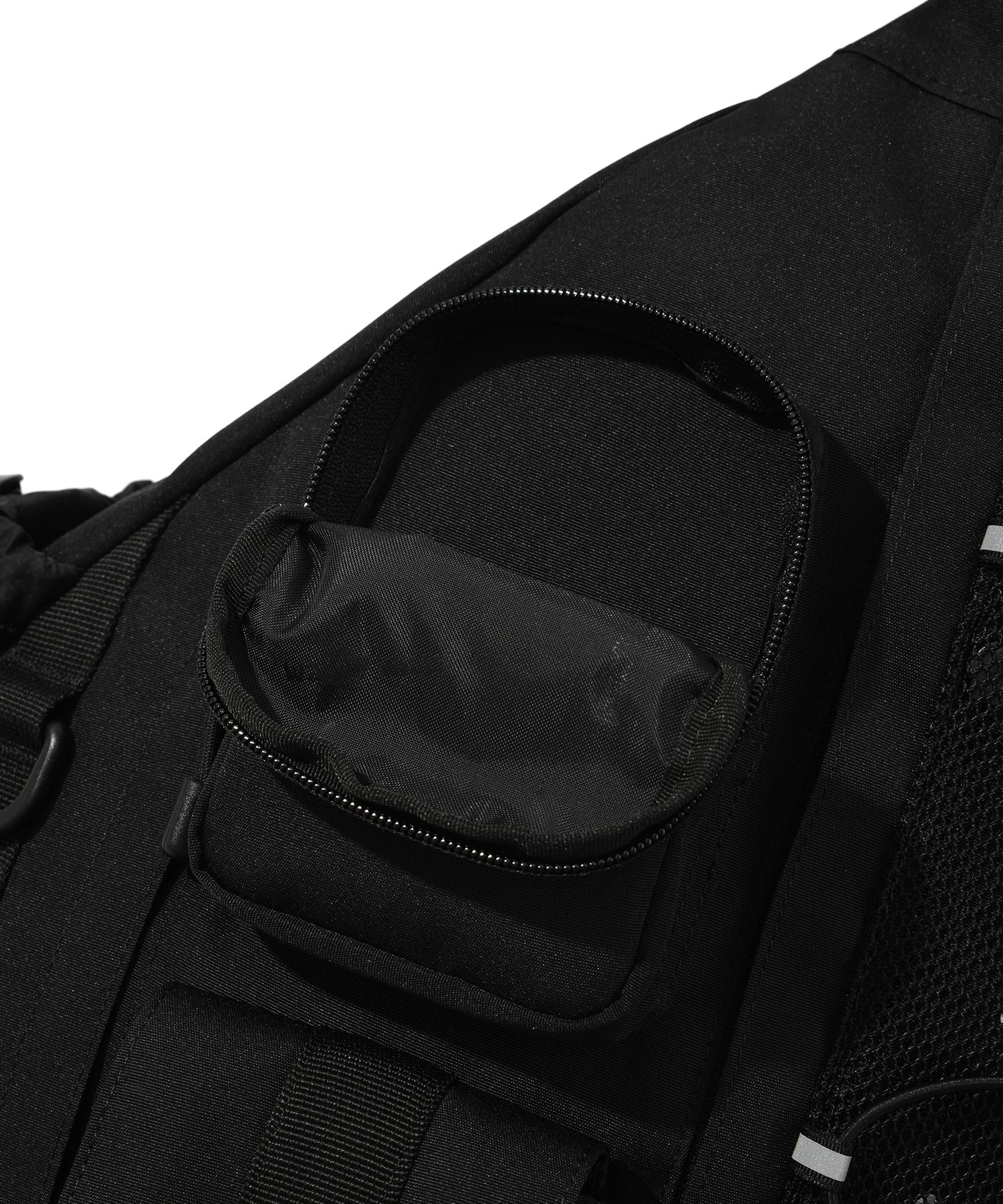 MUSINSA | WACKY WILLY [25SS] Mesh String Utility Bag Black