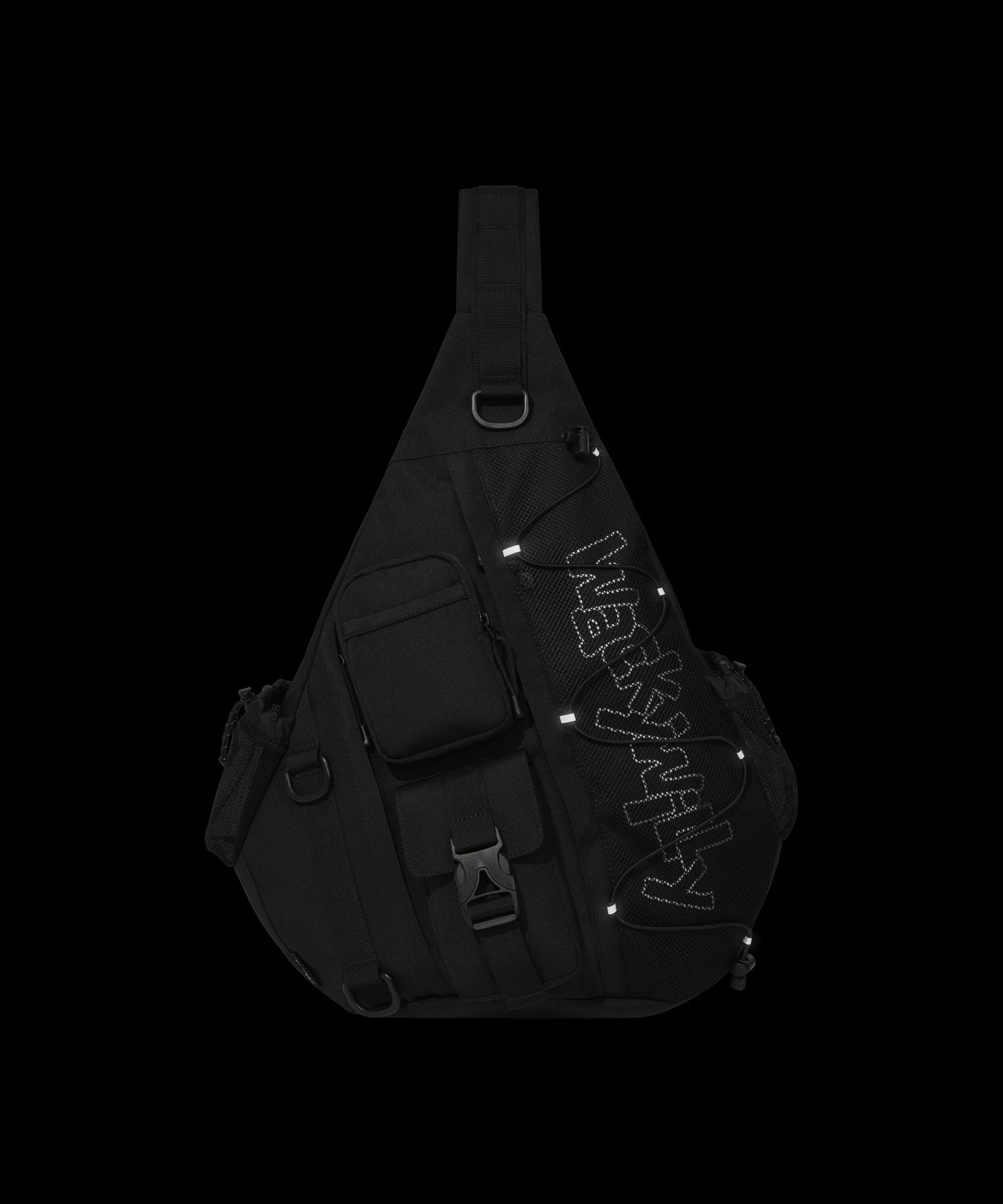 ショルダーバッグ WACKY WILLY Mesh String Utility Bag MUSINSA | WACKY WILLY [25SS] Mesh String Utility Bag Black