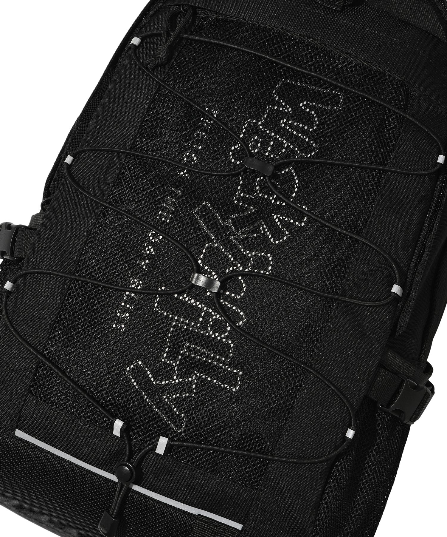 MUSINSA | WACKY WILLY [25SS] Mesh String Backpack Black