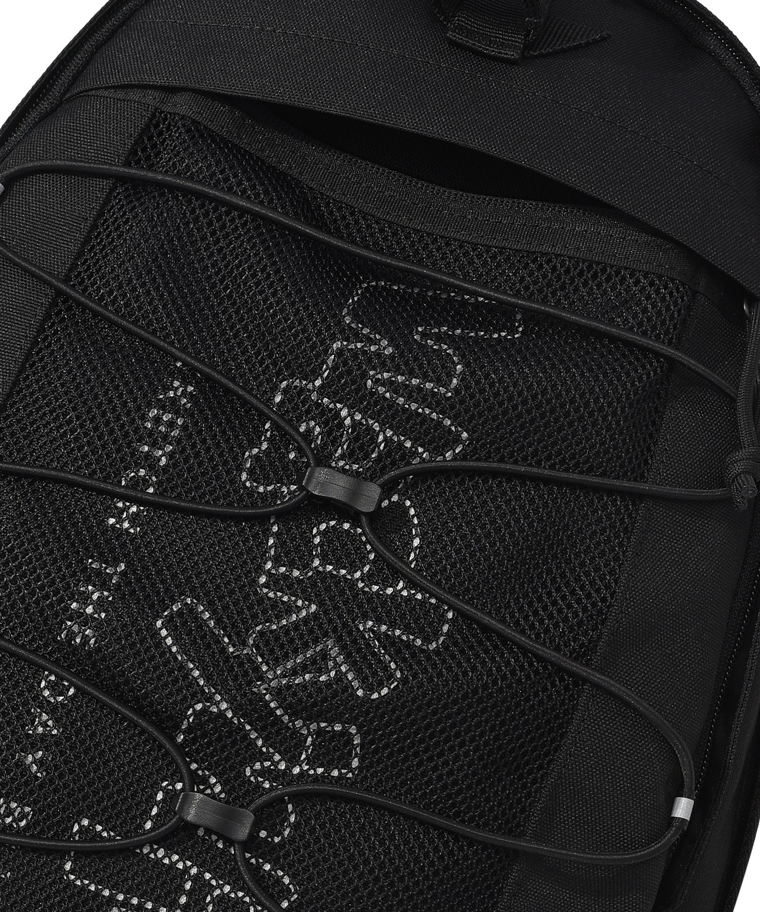 MUSINSA | WACKY WILLY [25SS] Mesh String Backpack Black