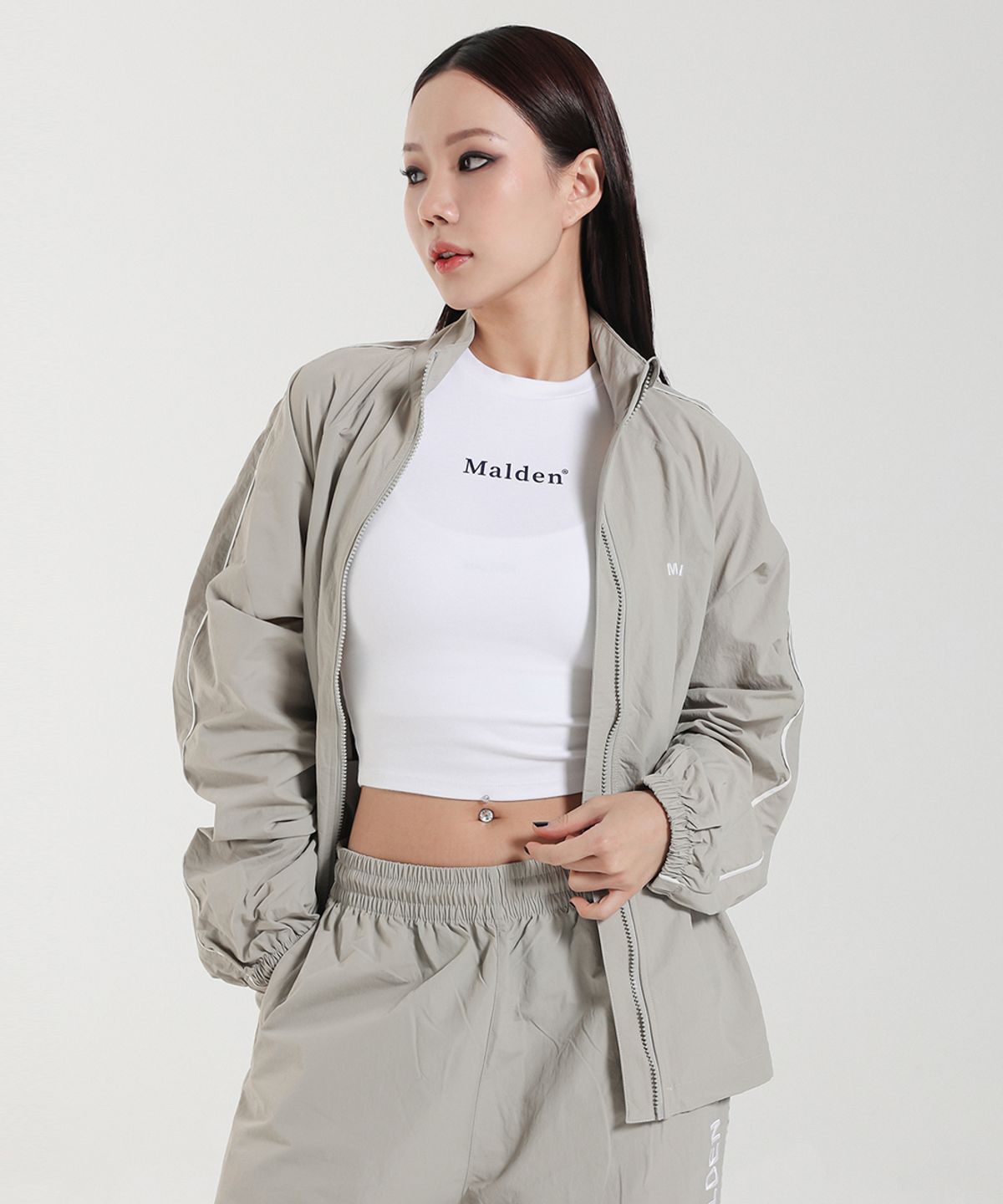 몰든(MALDEN) 파이핑 윈드브레이커 자켓