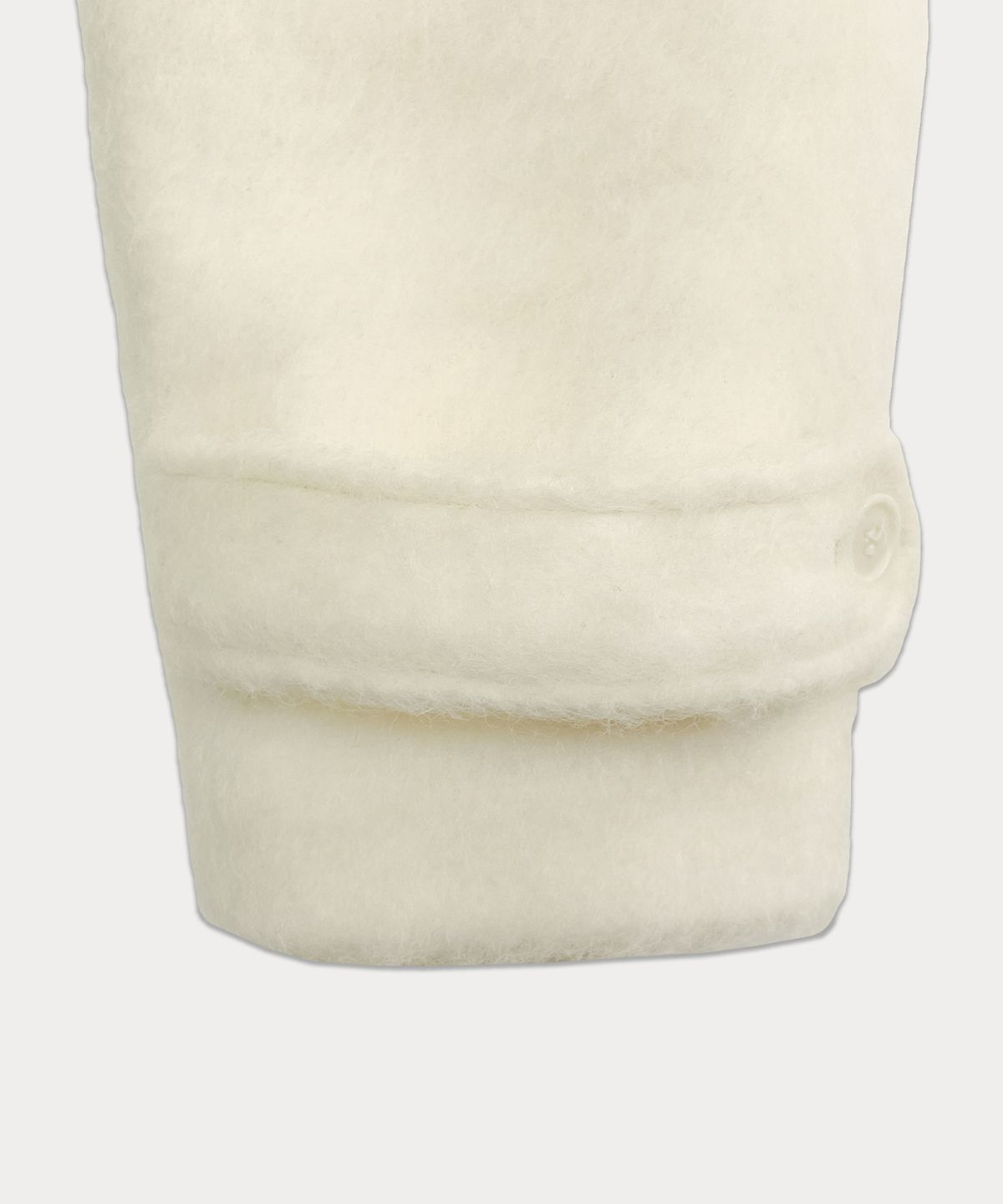 썸웨어버터(SOMEWHEREBUTTER) Hairy Wool Half Coat - Ivory