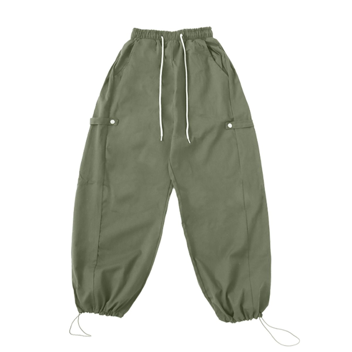 프랑켄모노(FRANKENMONO) 메타 스냅 와이드 벌룬팬츠