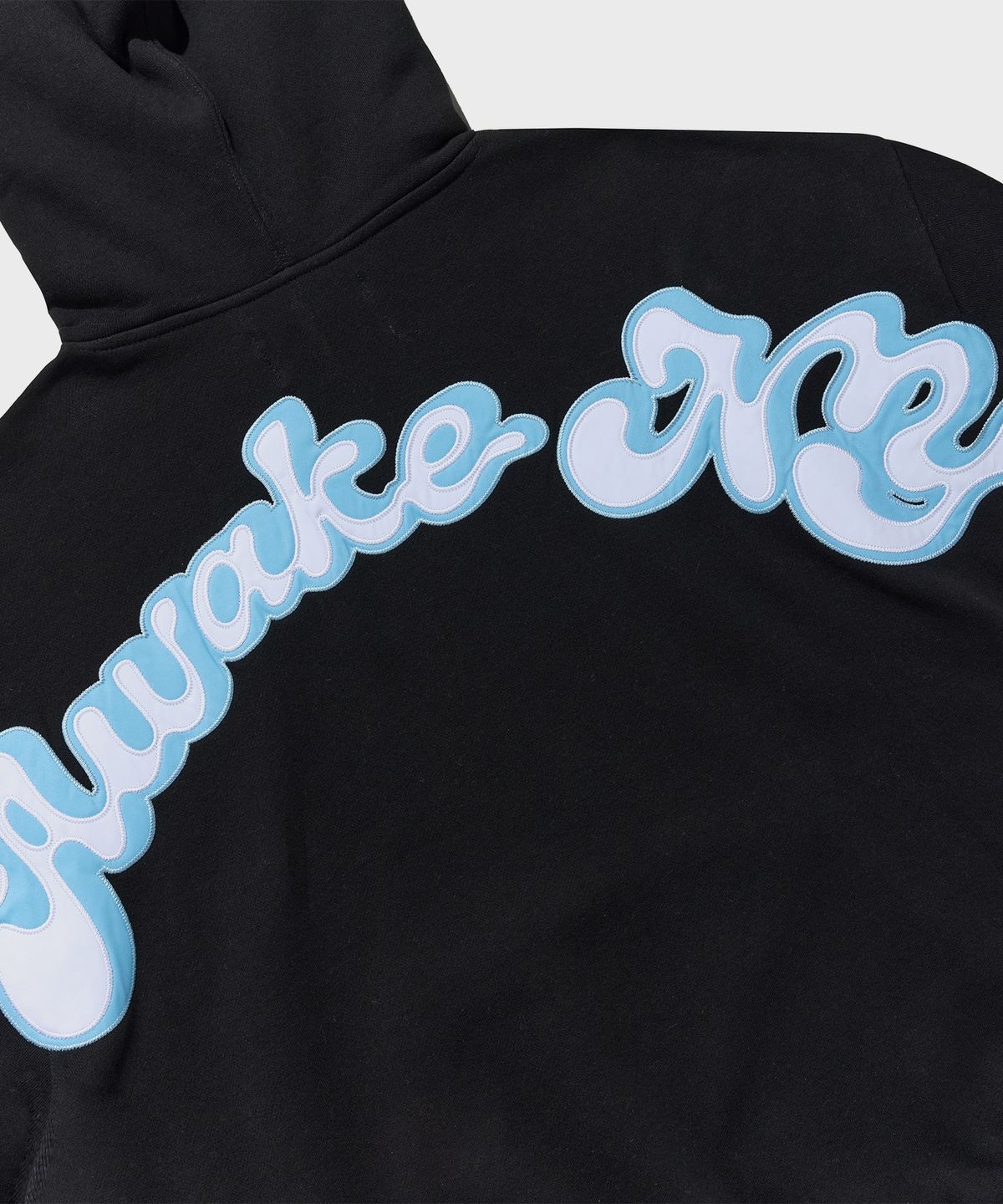 어웨이크 뉴욕(AWAKE NY) (U) 트윌 로고 후디 블랙 TWILL LOGO HOODIE BLACK