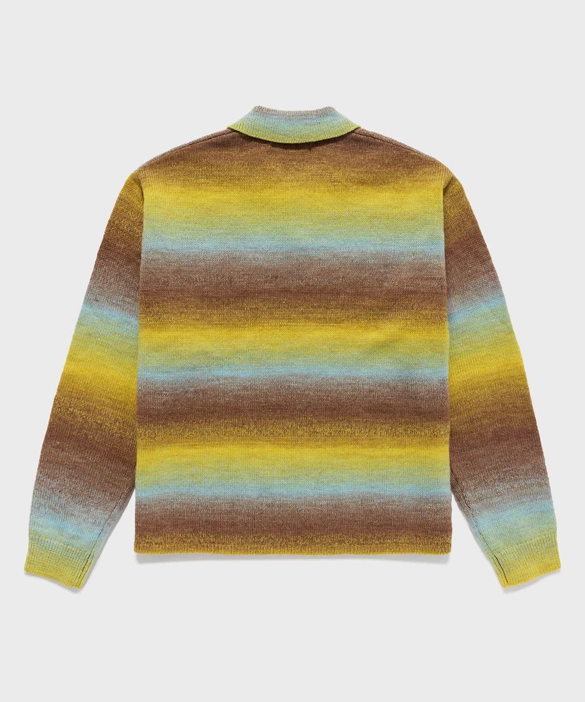 어웨이크 뉴욕(AWAKE NY) (U) 옴브레 폴로 카라 스웨터 멀티 OMBRE POLO COLLAR SWEATER MULTI