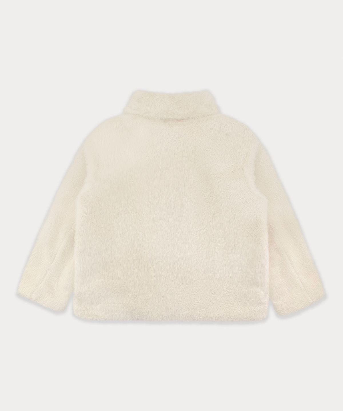 썸웨어버터(SOMEWHEREBUTTER) Half Fur Jacket - Ivory