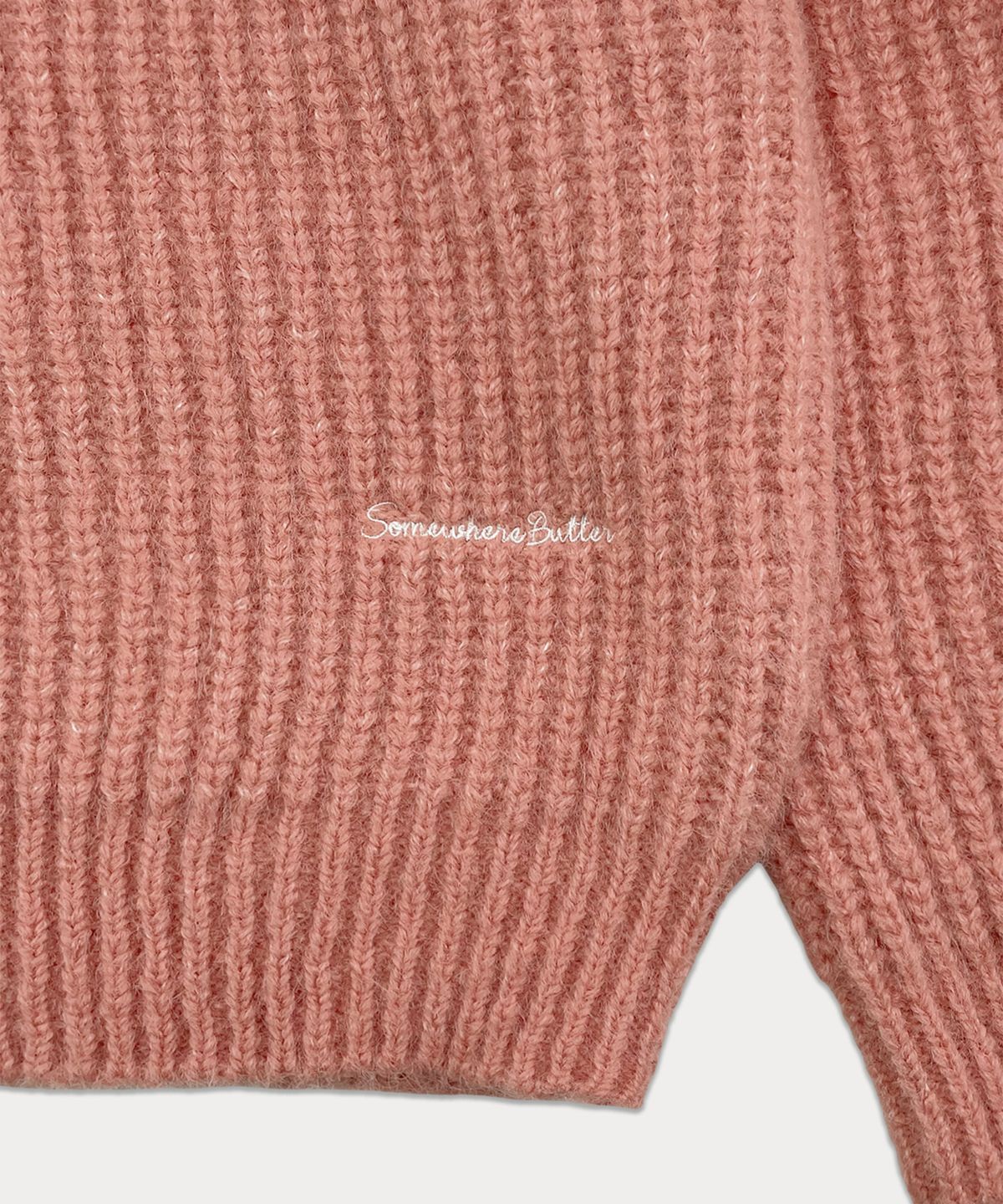 썸웨어버터(SOMEWHEREBUTTER) Mone Wool Knit - Pink