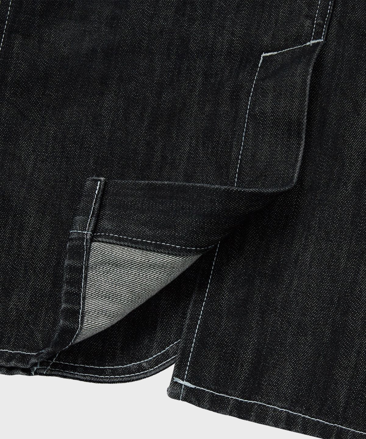 디키즈(DICKIES) X 떠그클럽 워시드 데님 블레이저 재킷 Black