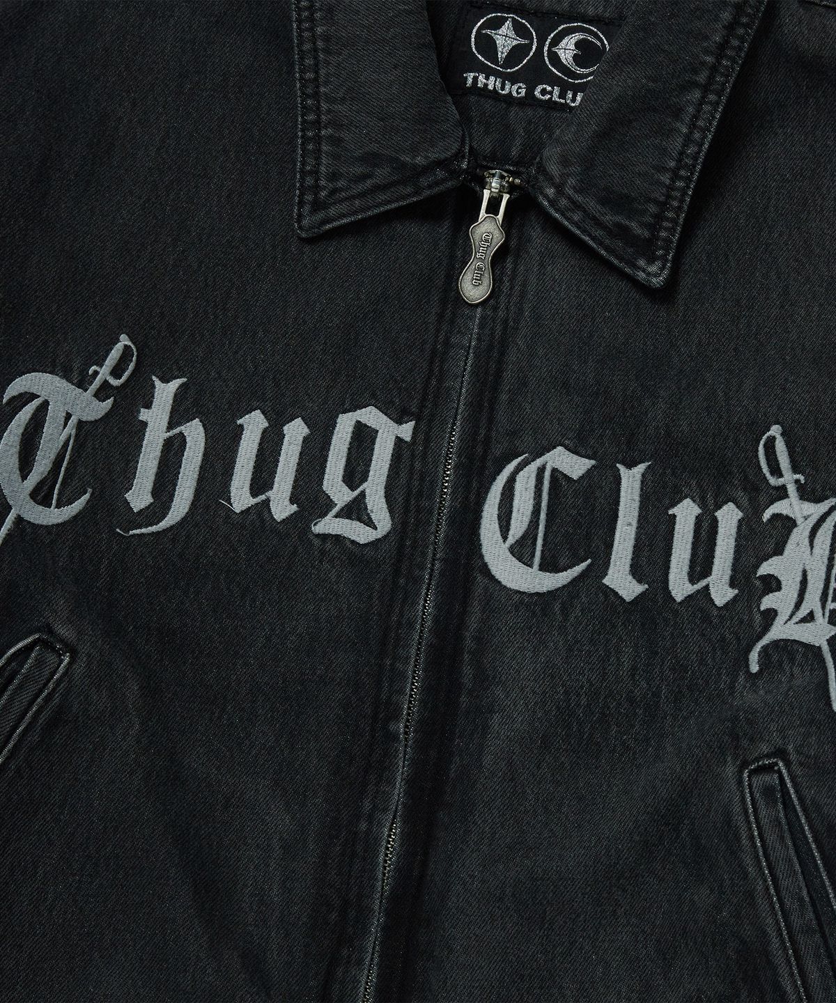 디키즈(DICKIES) X 떠그클럽 워시드 아이젠하워 재킷 Black