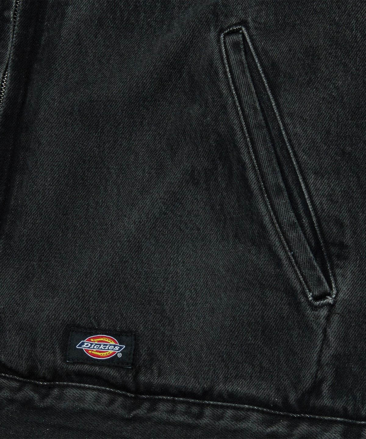디키즈(DICKIES) X 떠그클럽 워시드 아이젠하워 재킷 Black