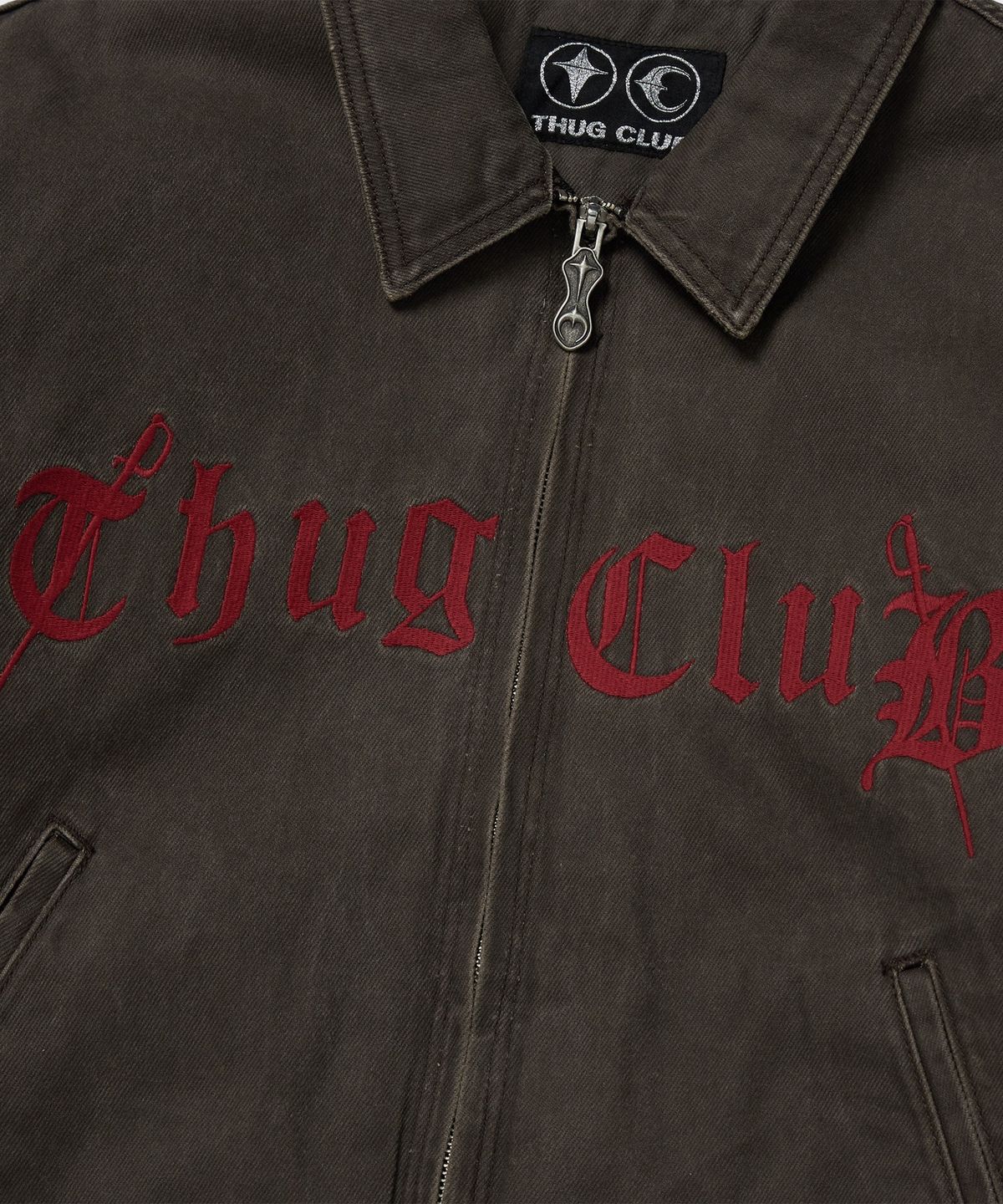 디키즈(DICKIES) X 떠그클럽 워시드 아이젠하워 재킷 Brown