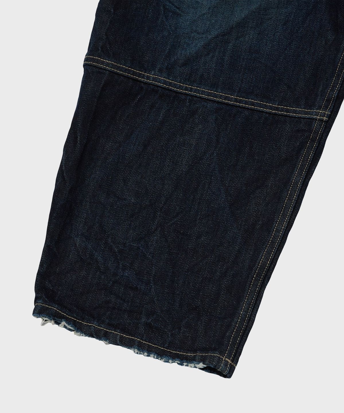 디키즈(DICKIES) X 떠그클럽 더블니 워시드 데님 팬츠 Blue
