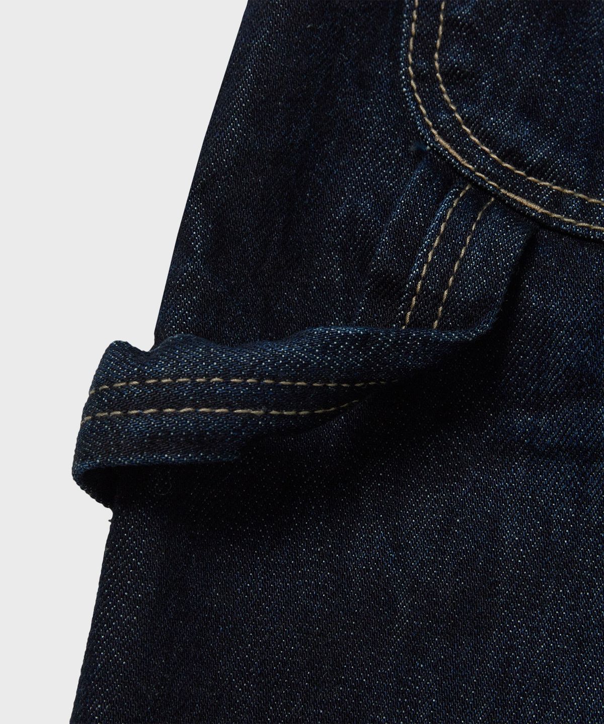 디키즈(DICKIES) X 떠그클럽 더블니 워시드 데님 팬츠 Blue
