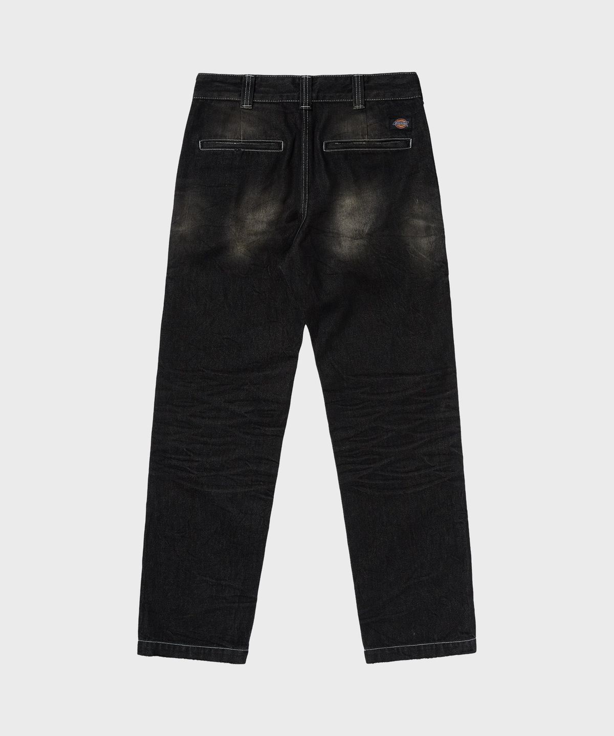디키즈(DICKIES) X 떠그클럽 워시드 데님 팬츠 Black