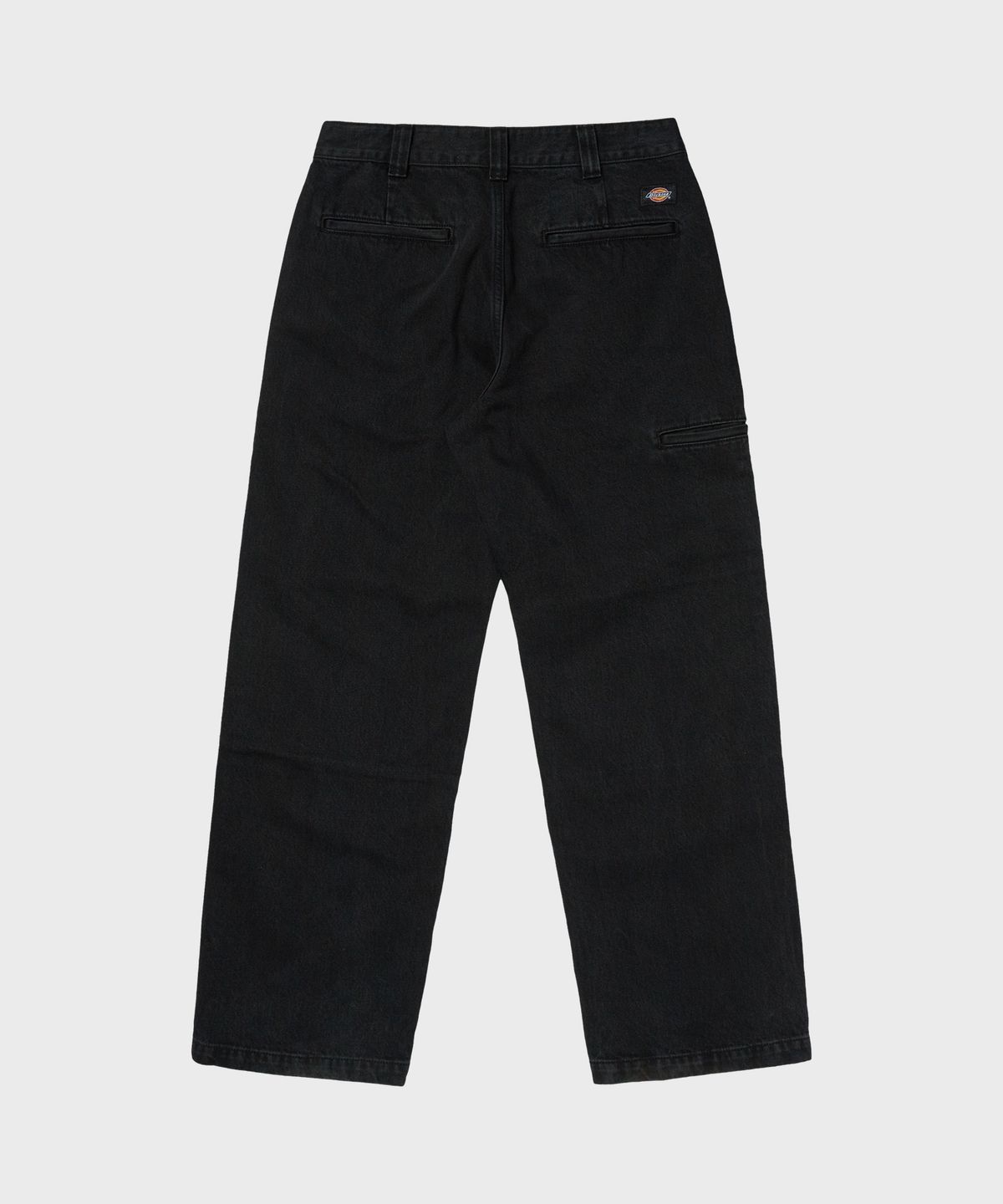 디키즈(DICKIES) X 떠그클럽 크로스 스티치 더블니 팬츠 Black