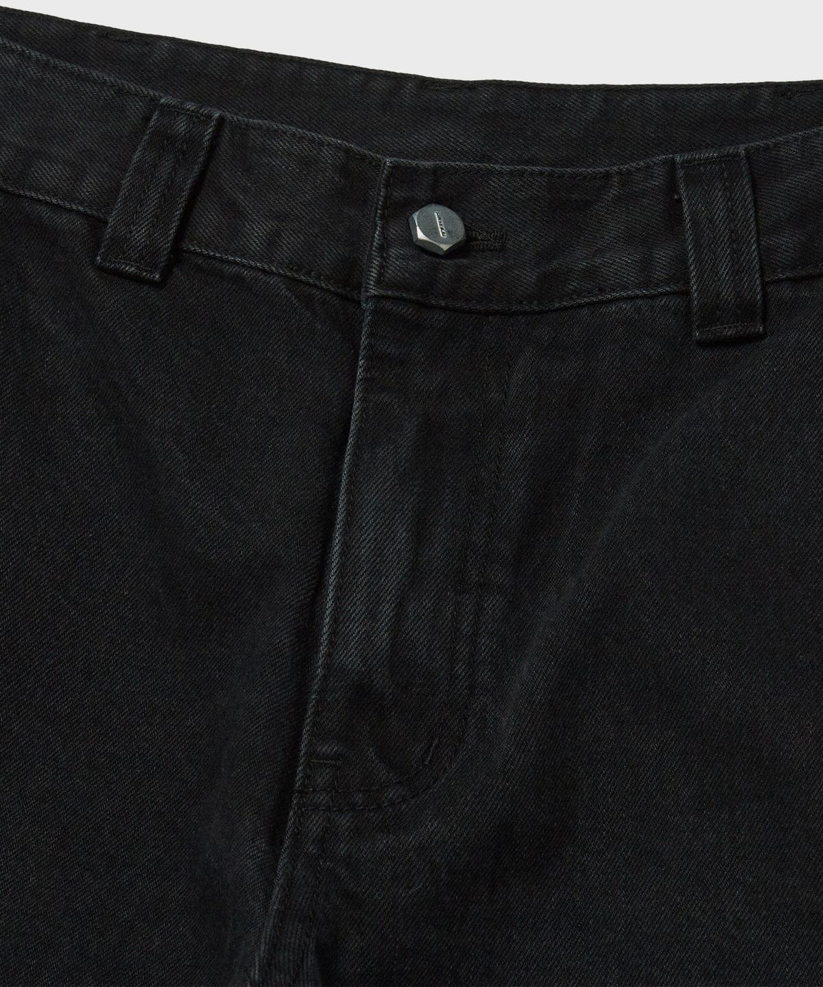디키즈(DICKIES) X 떠그클럽 크로스 스티치 더블니 팬츠 Black