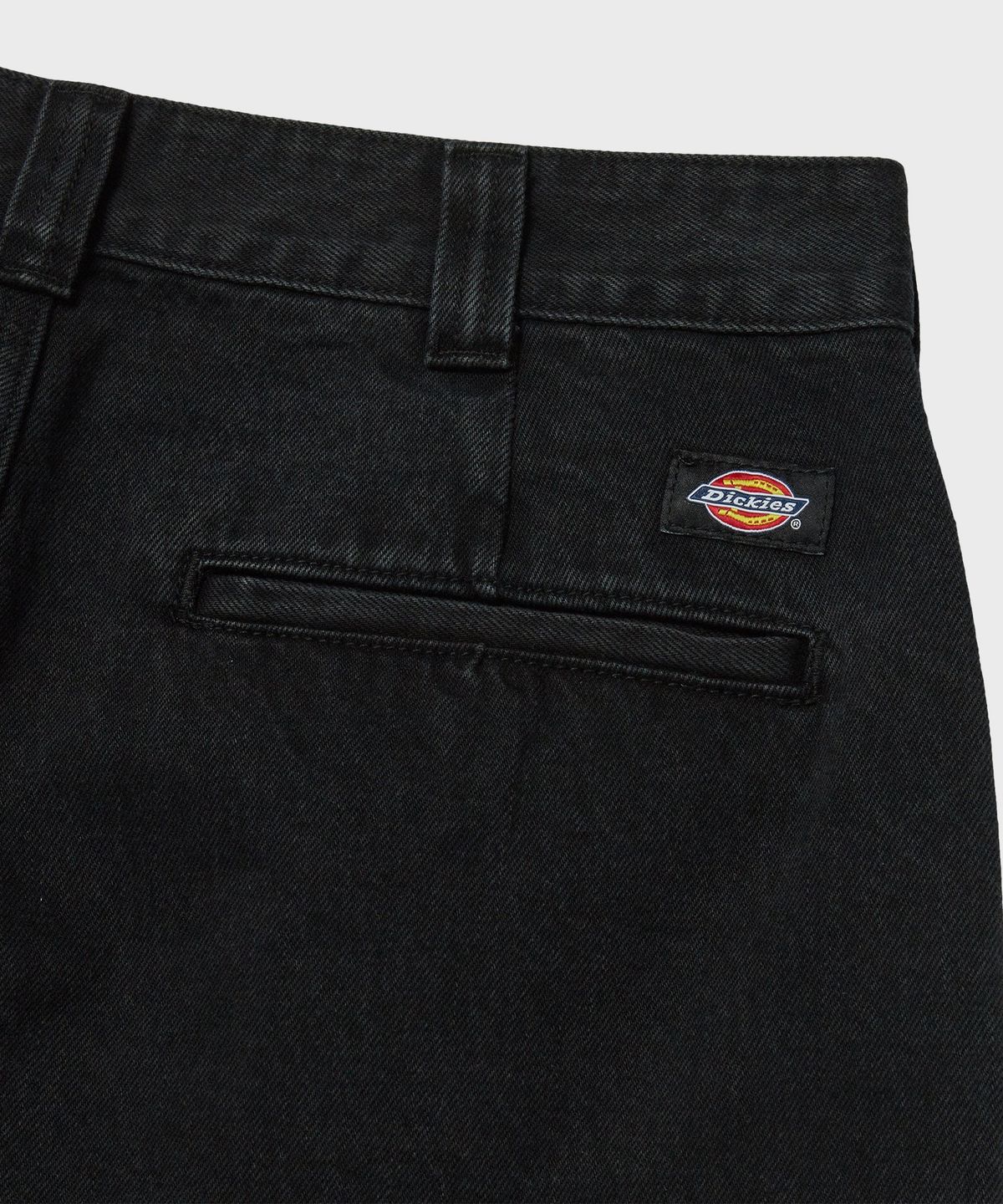 디키즈(DICKIES) X 떠그클럽 크로스 스티치 더블니 팬츠 Black