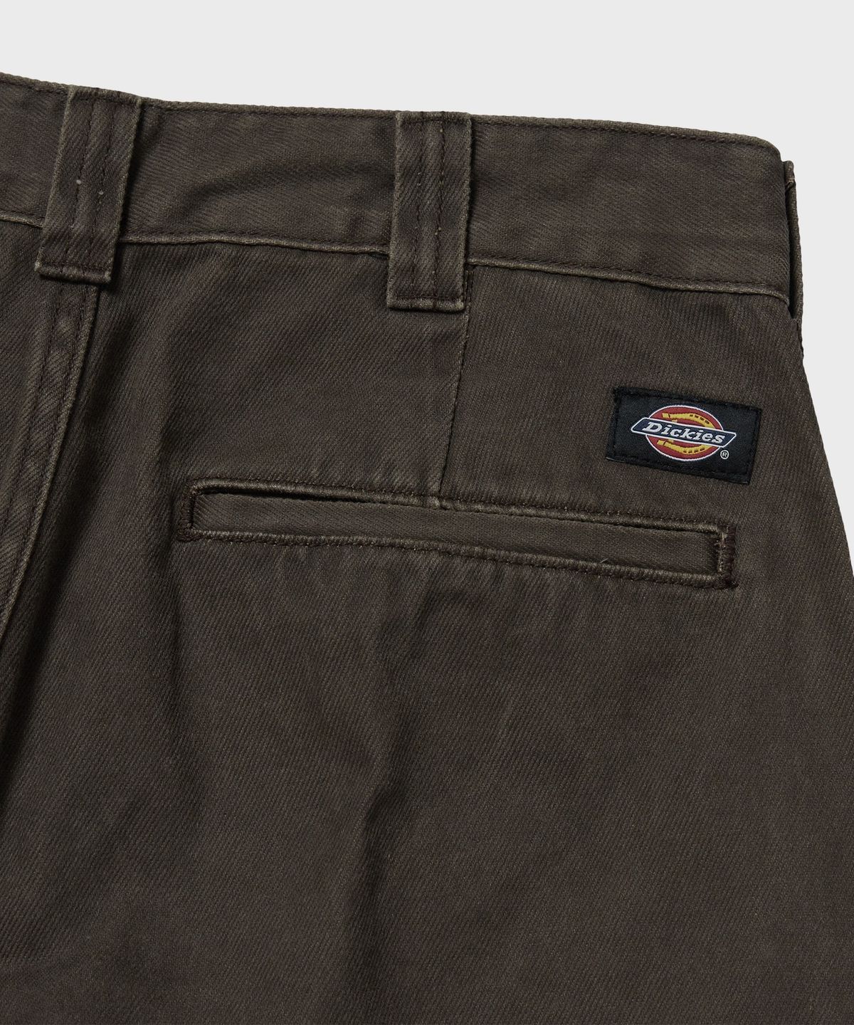 디키즈(DICKIES) X 떠그클럽 크로스 스티치 더블니 팬츠 Brown