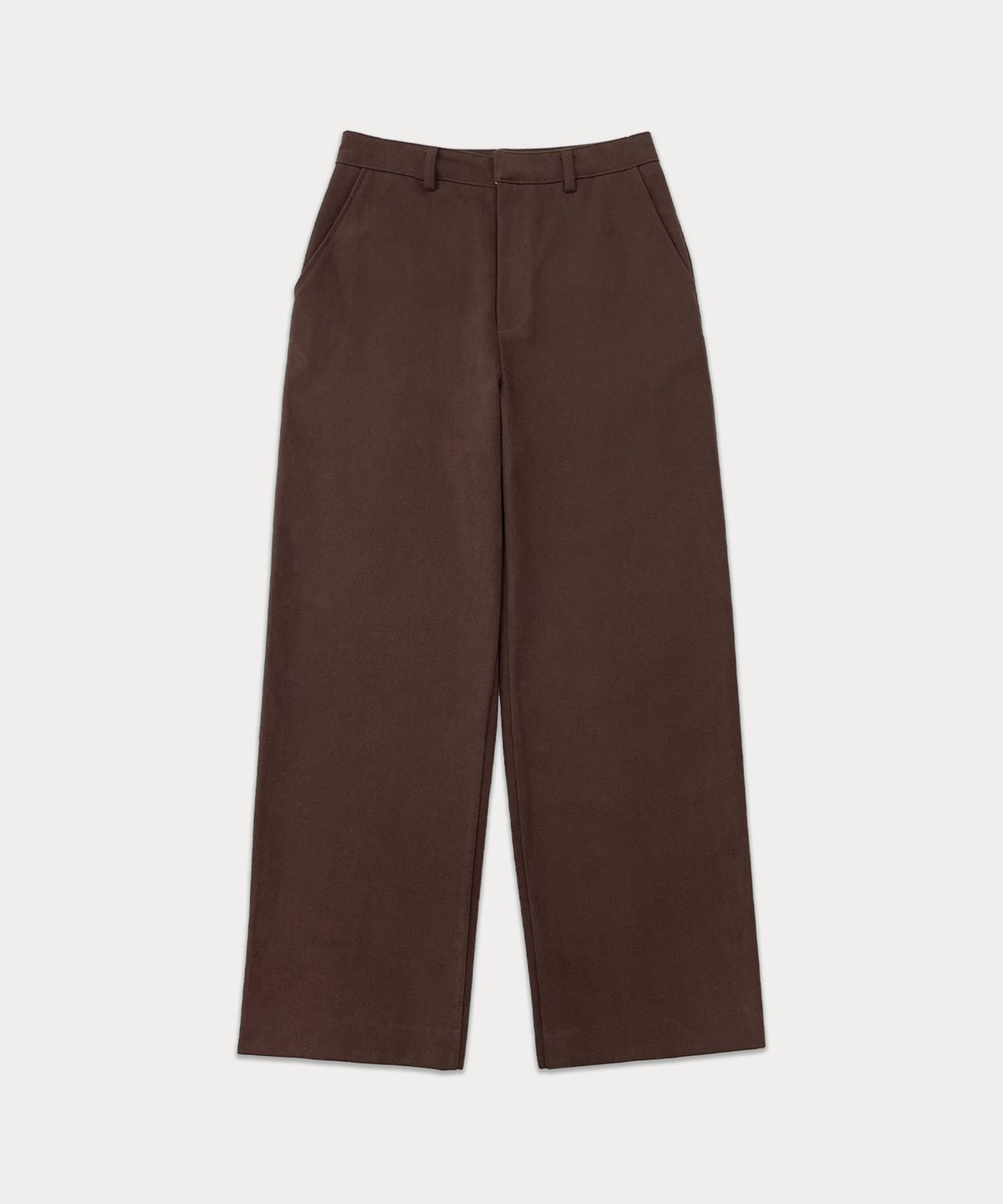 썸웨어버터(SOMEWHEREBUTTER) Purdy Peach Cotton Pants - Burgundy