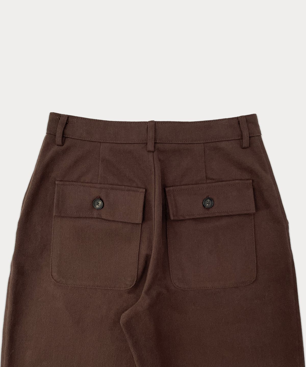 썸웨어버터(SOMEWHEREBUTTER) Purdy Peach Cotton Pants - Burgundy