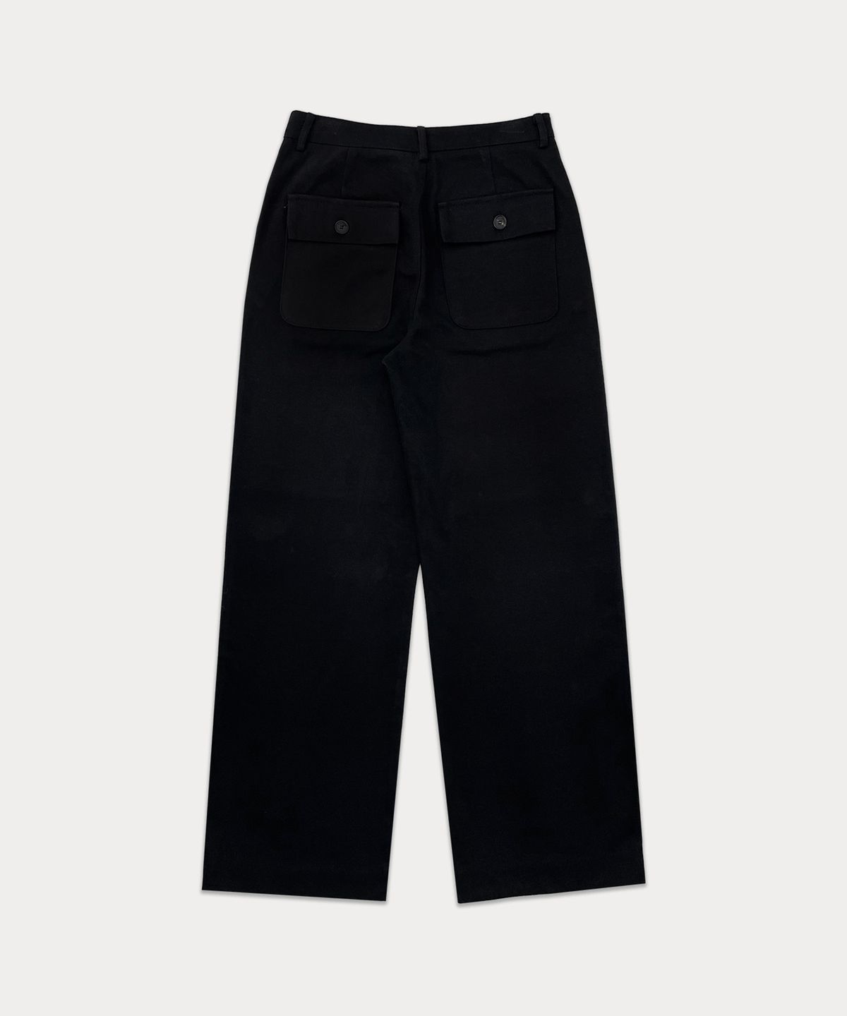 썸웨어버터(SOMEWHEREBUTTER) Purdy Peach Cotton Pants - Black