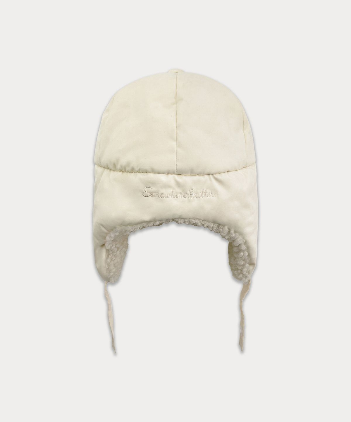썸웨어버터(SOMEWHEREBUTTER) Teddy Tropper Hat - 3Color