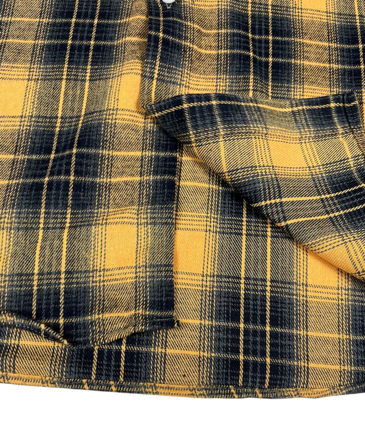 스케이터락(SK8ER ROCK) Vintage Tartan Check Shirt ((mustard))