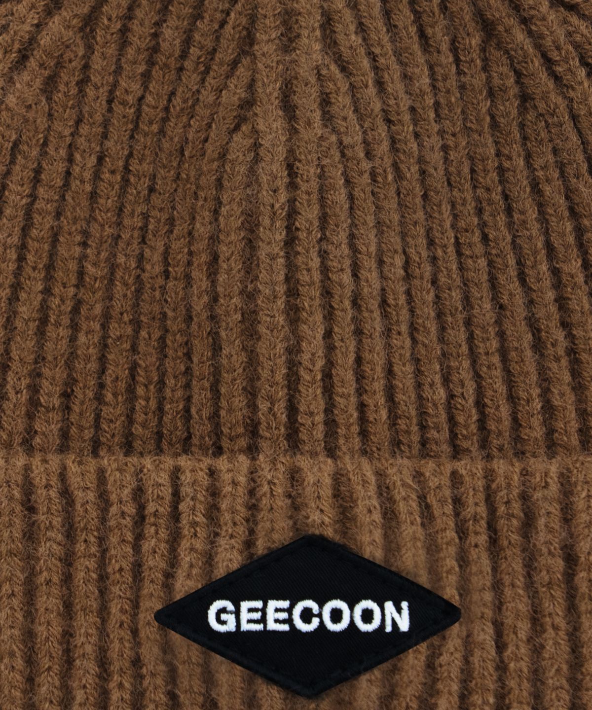 지쿤(GEECOON) 로고패치 숏비니 GEE247-005 카멜