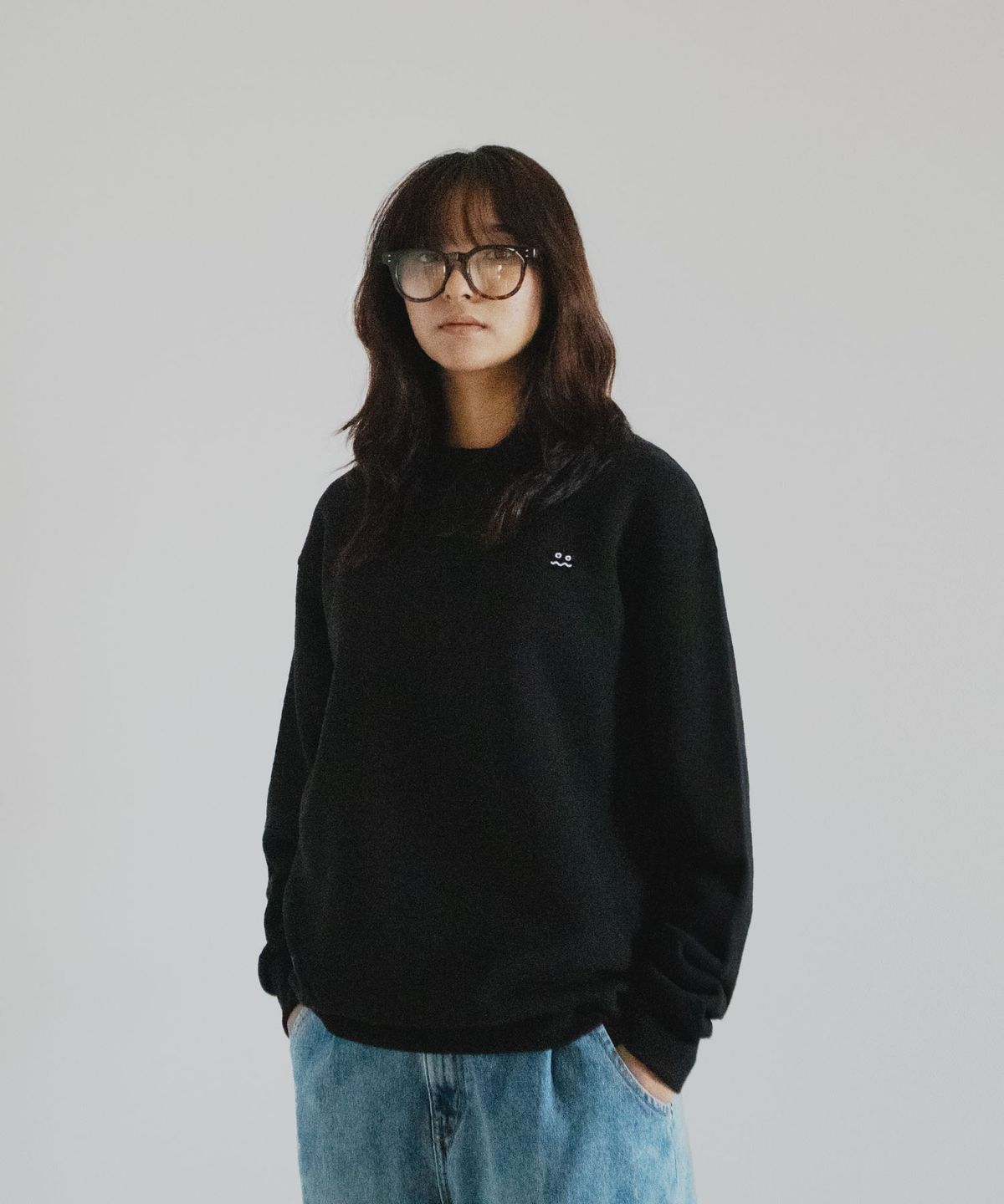 그라운드워크(GROUNDWORK) 클라우드맨 스웻셔츠 / 블랙