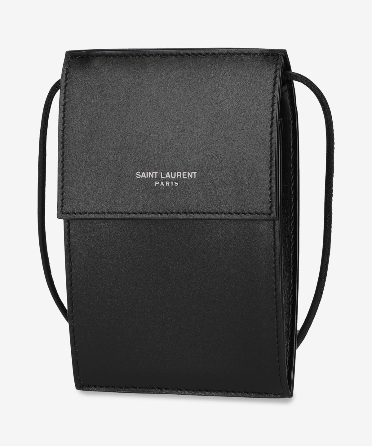 생로랑(SAINT LAURENT) 미니 시그니처 로고 크로스백 - 블랙 / 8027280U90E1000