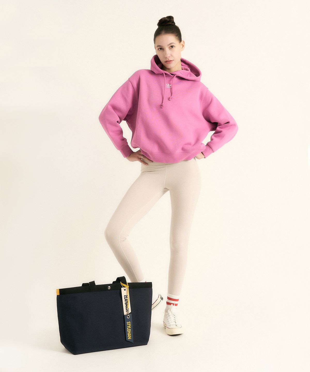 스타일한(STYLEHAN) Dama 쇼퍼백 Navy