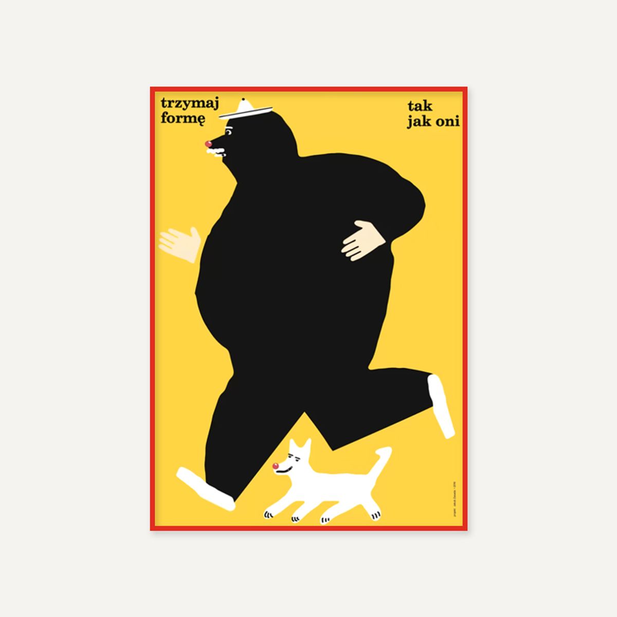 그릿시즌(GREET SEASON) 야콥 자사다 Be fit like them, runner, dog (액자 포함)