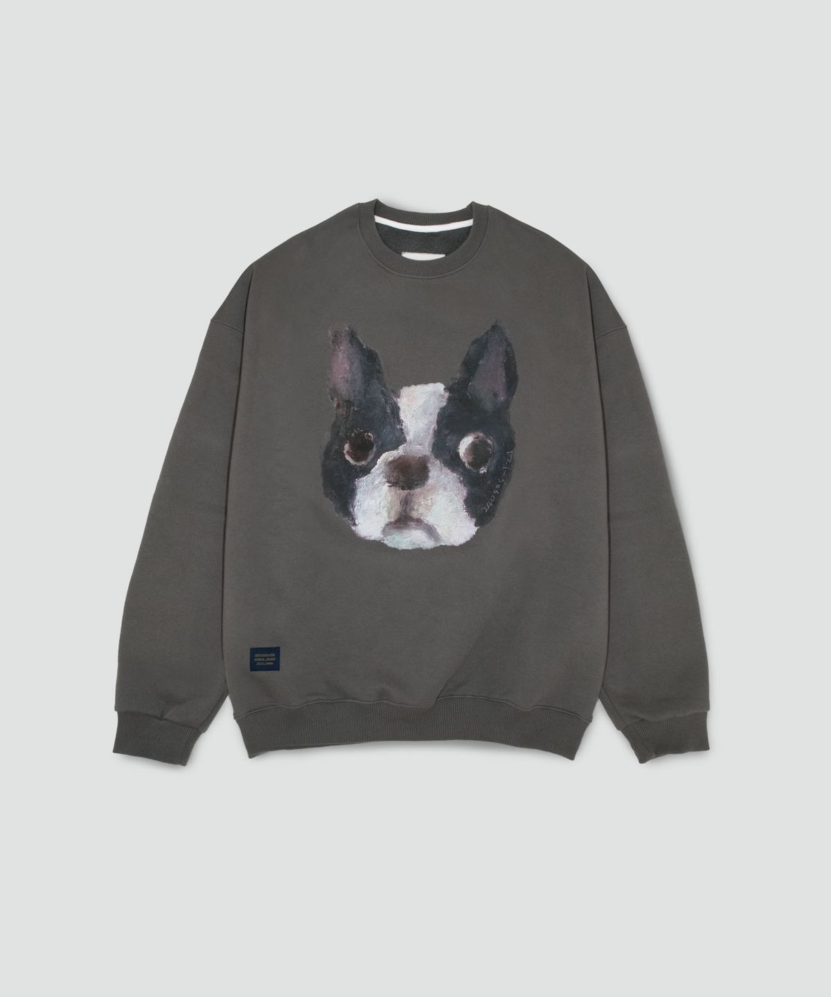 그라운드워크(GROUNDWORK) 개 스웻셔츠 / 챠콜
